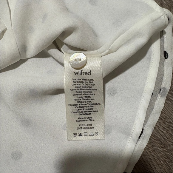 Wilfred White And Black Polka Dot Top - Picture 6 of 10